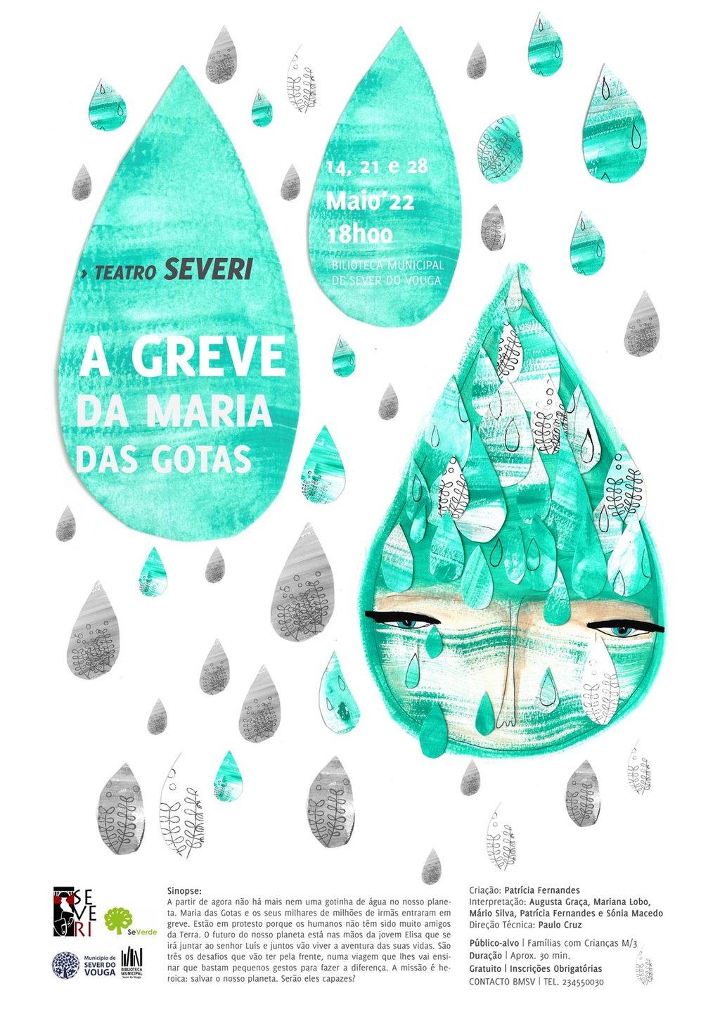 14,21,28 Maio - Teatro - A Greve da Maria das Gotas - BM