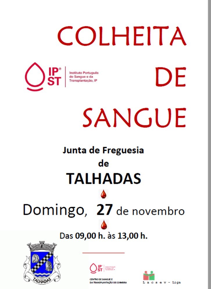 27 nov - Colheita de Sangue - Talhadas