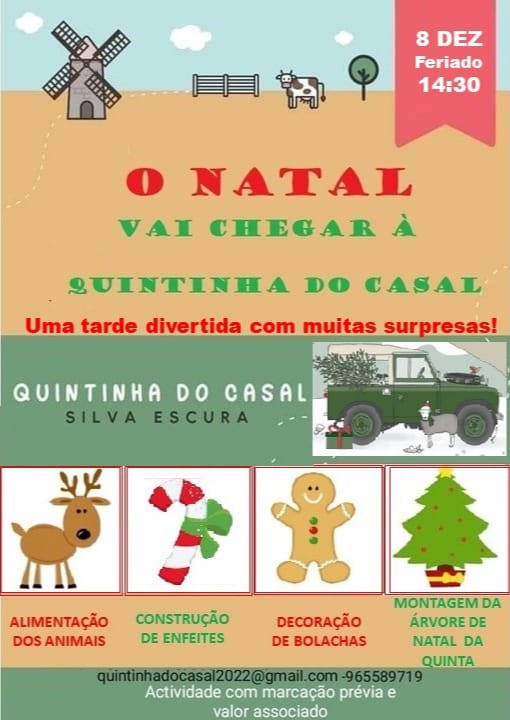 8 Dez - O Natal vai chegar à Quintinha do Casal - Silva Escura